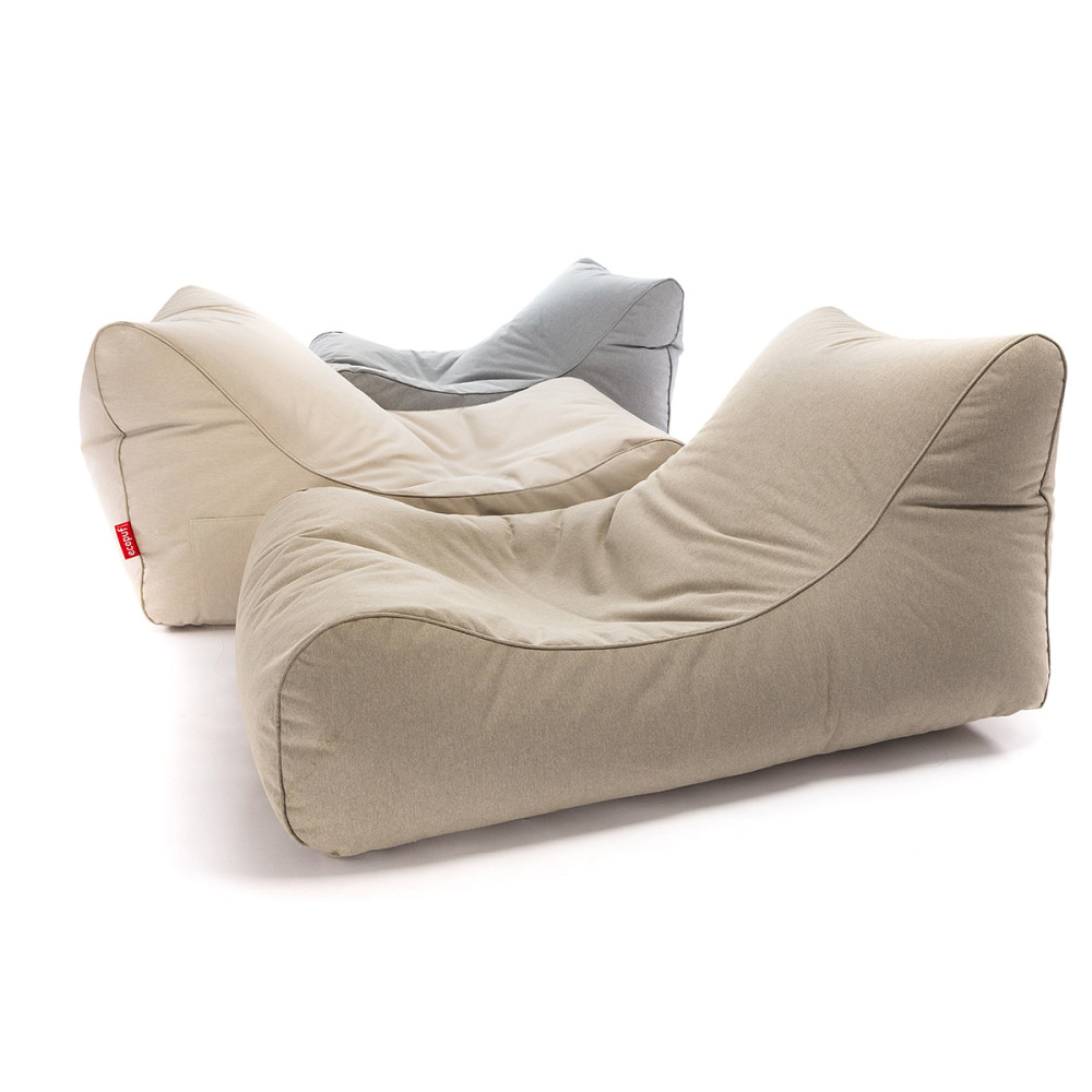 Pouf Poltrona a Sacco Chaise Longue Lettino in Poliestere Impermeabile
