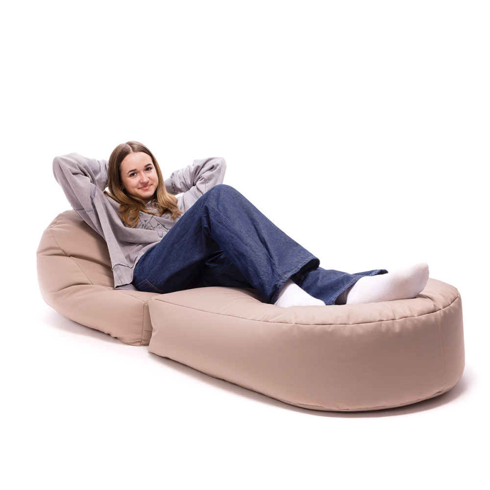 Solaya Pouf Sacco Reversibile in Chaise Longue