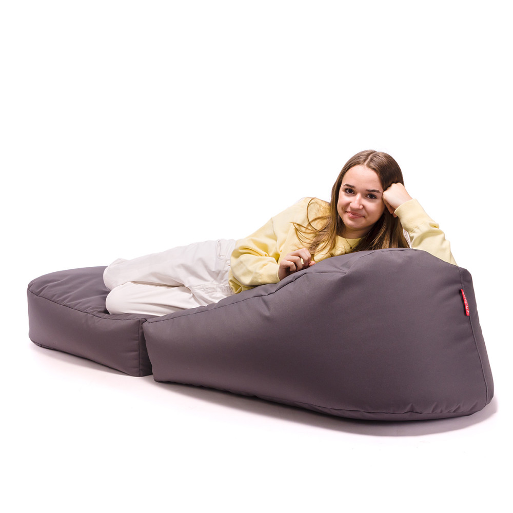 Solaya Pouf Sacco Reversibile in Chaise Longue