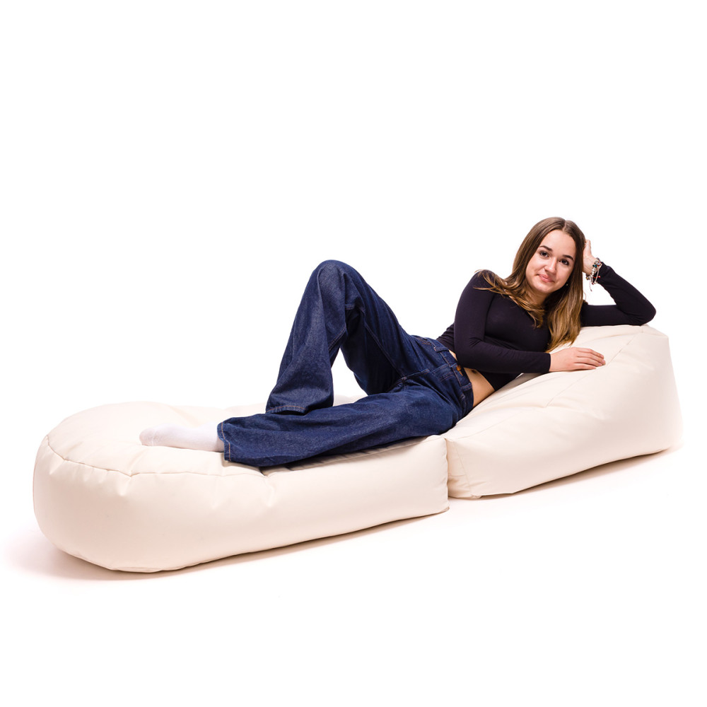 Solaya Pouf Sacco Reversibile in Chaise Longue