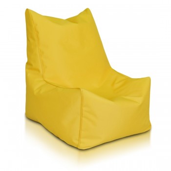 COVER SEDUTA POUF SOLID POLIESTERE GIALLO