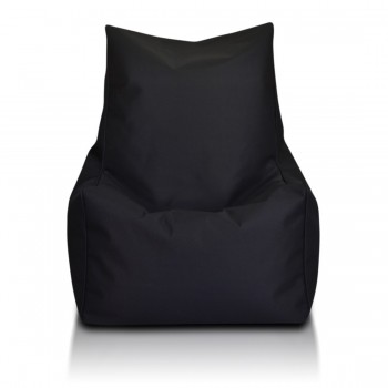 COVER SEDUTA POUF SOLID POLIESTERE NERO