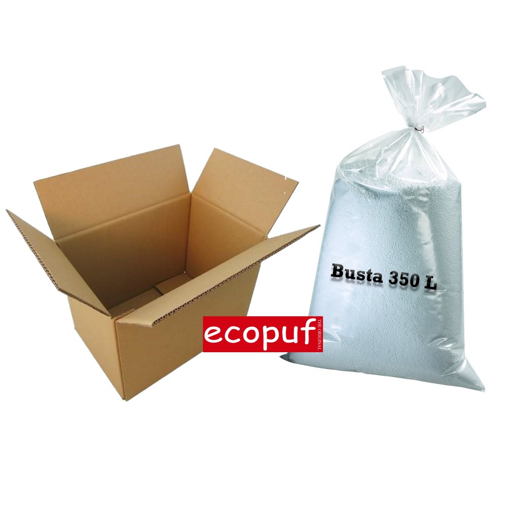 Ricarica da 350 litri di perle di polistirolo per pouf